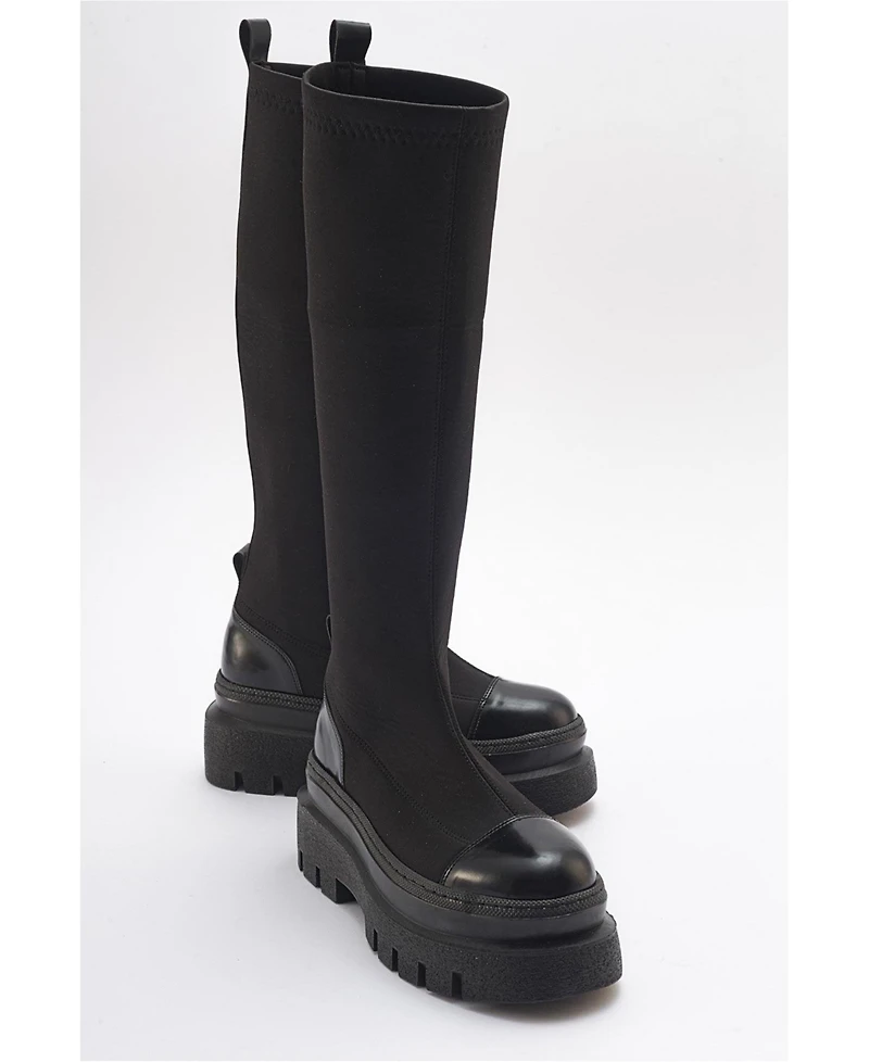 Prologue Shoes Celine Scuba Knee High Boot (Women)
