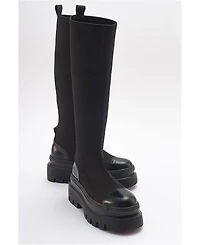 Prologue Shoes Celine Scuba Knee High Boot (Women)
