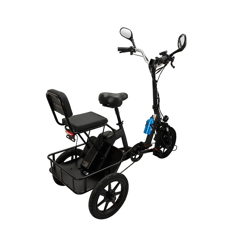Artudatech Three Wheel Electric Tricycle for Adults 3 Motorized Folding E-Bike