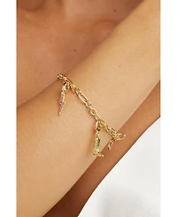 Untamed Petals Classic Link Charm Bracelet