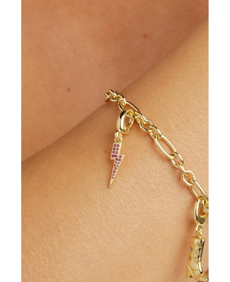 Untamed Petals Lightning Bolt Charm