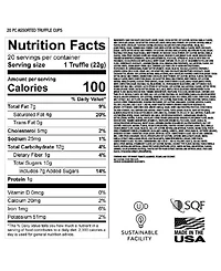 Astor Chocolate Holiday Grand Elite Truffle Cup Box, 20-Pc.