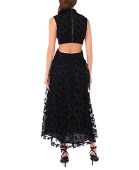 Parker Women's Mock Neck Cut Out Maxi Dress