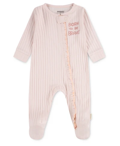 Huggies Baby Girls 2-Pack Crewneck Bodysuits