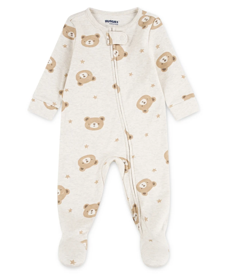 Huggies Baby Boys Printed Footed Coverall