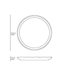 Porto Brasil Stoneware Linhas Dinner Plates