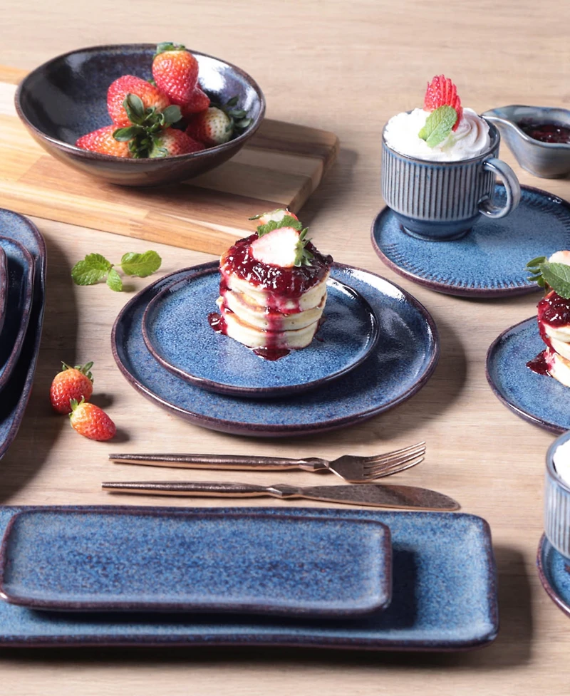 Porto Brasil Stoneware Bread Plates, Set of 6
