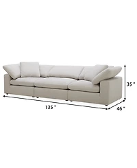Furniture Fog 3-Pc. Fabric Sofa Set