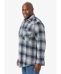 KingSize Big & Tall Western Snap Front Flannel Shirt