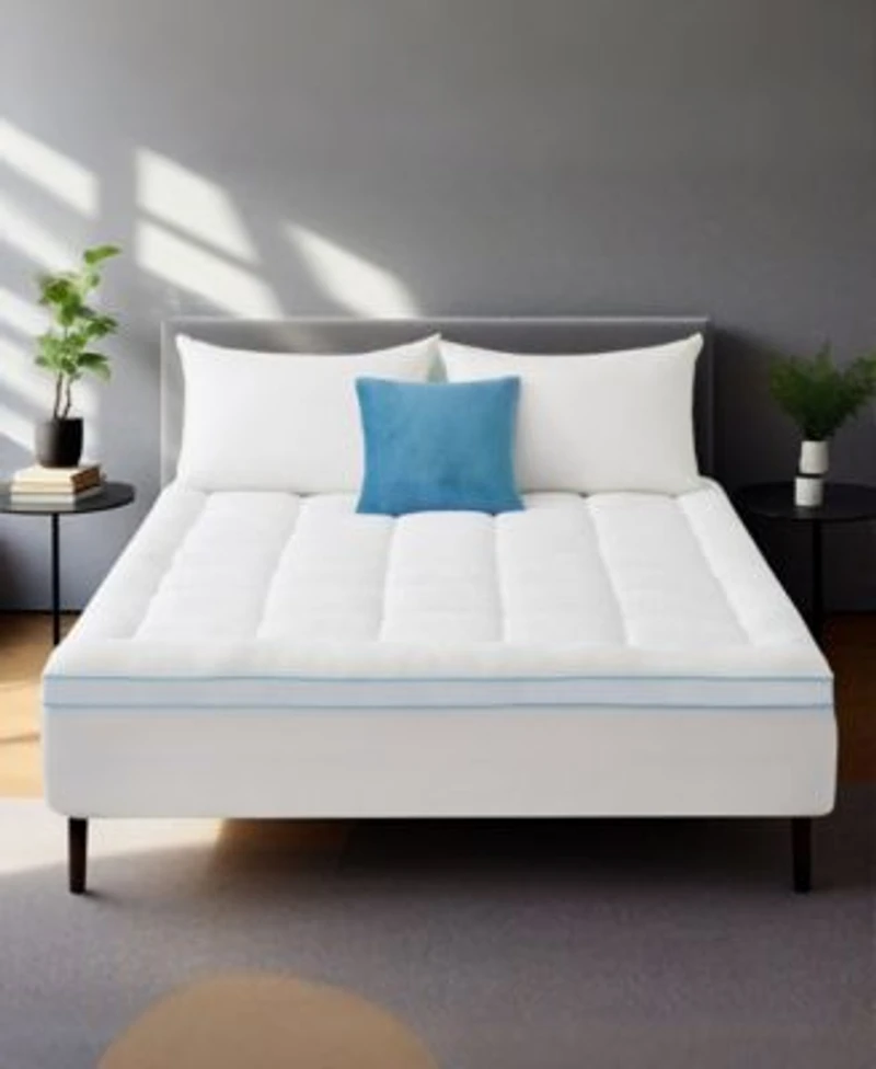 Unikome 3 Ultra Soft Memory Foam Quilted Down Alternative Mattress Pad