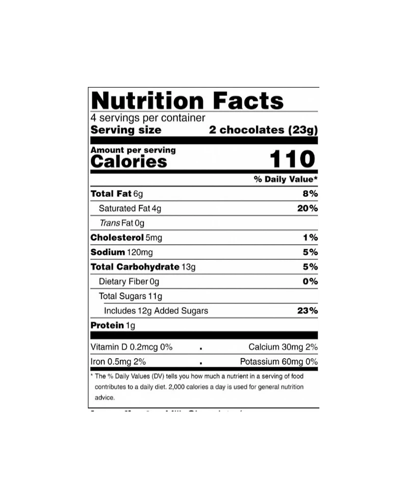 House of Dorchester Holiday Festive Mini Chocolate Bars, 125 g