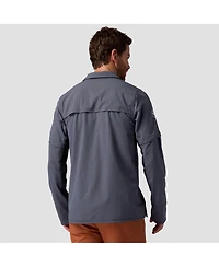 Backcountry Men's Tahoe Woven Convertible Snap-Up Shirt Performance Shirts Long Sleeve