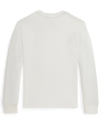 Polo Ralph Lauren Big Boys Waffle-Knit Cotton Long-Sleeve Tee