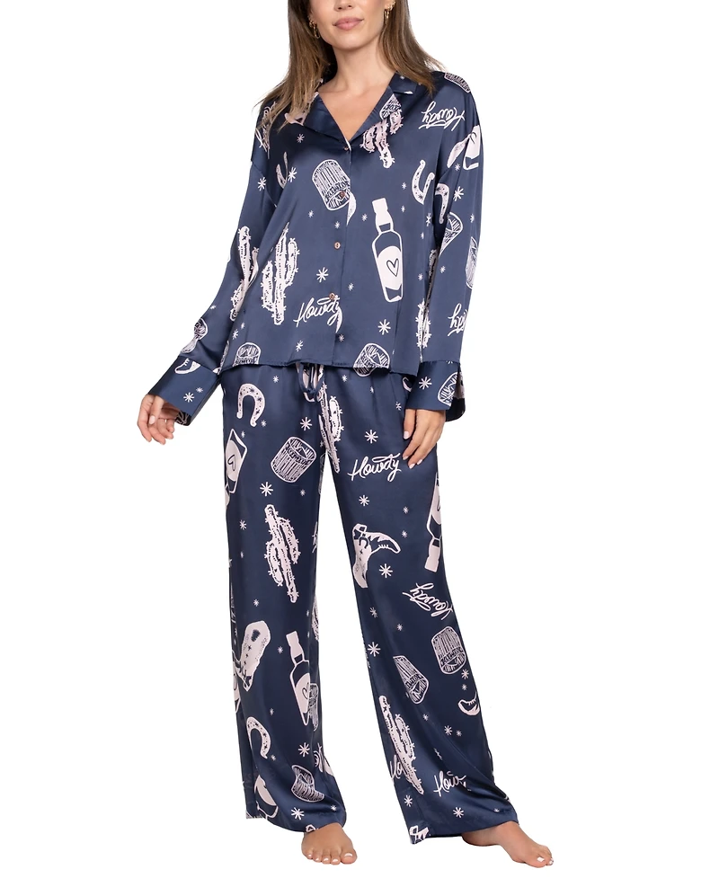 Midnight Bakery Women's 2 Piece Long Sleeves Loungewear Set