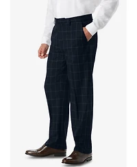KingSize Big & Tall Easy Movement Plain-Front Expandable Dress Pants