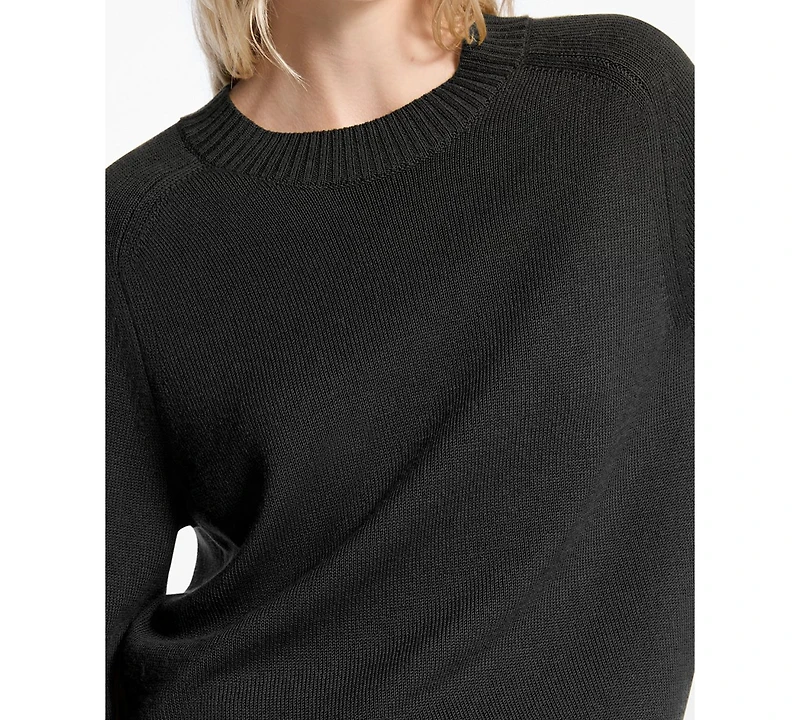 Michael Kors Women's Easy Saddle Sleeves Sweater