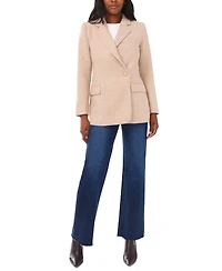 1.state Women's Herringbone Long Sleeve Blazer