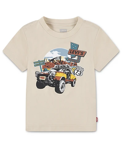 Levi's Boys Toddler 2T-4T Day Trip Short Sleeve T-Shirt