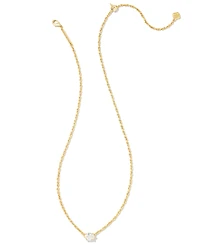 Kendra Scott 2-Piece Cailin Cubic Zirconia Pendant Necklace and Huggie Earrings Gift Set