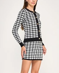 Invitee Juniors' 2-Piece Sleeveless Sweaterdress