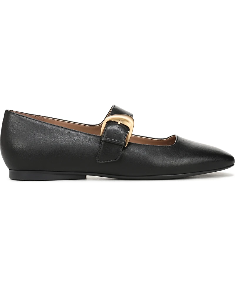 Naturalizer Women's Cosmic Square Toe Mary Jane Ballet Flats