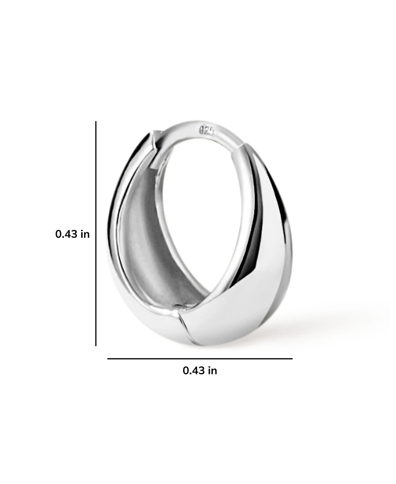Ana Luisa Bold Huggie Hoops - Nate Silver