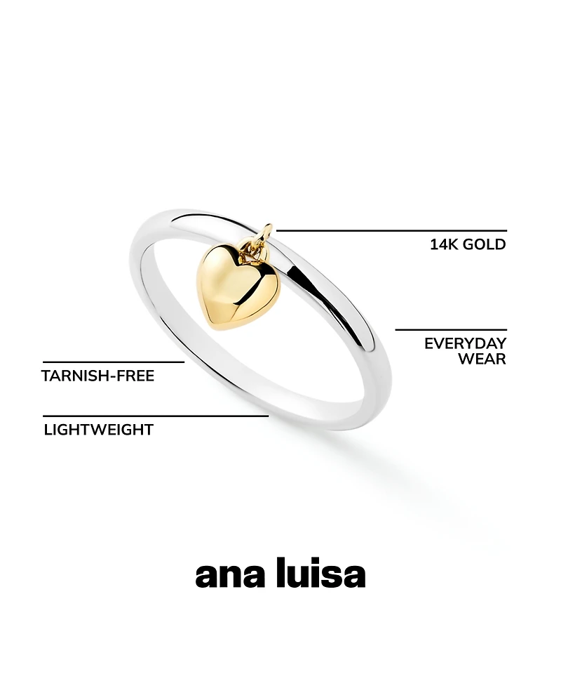 Ana Luisa Heart Ring