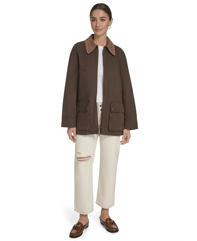 Levi's Women's Front Zipper Barn Jacket
