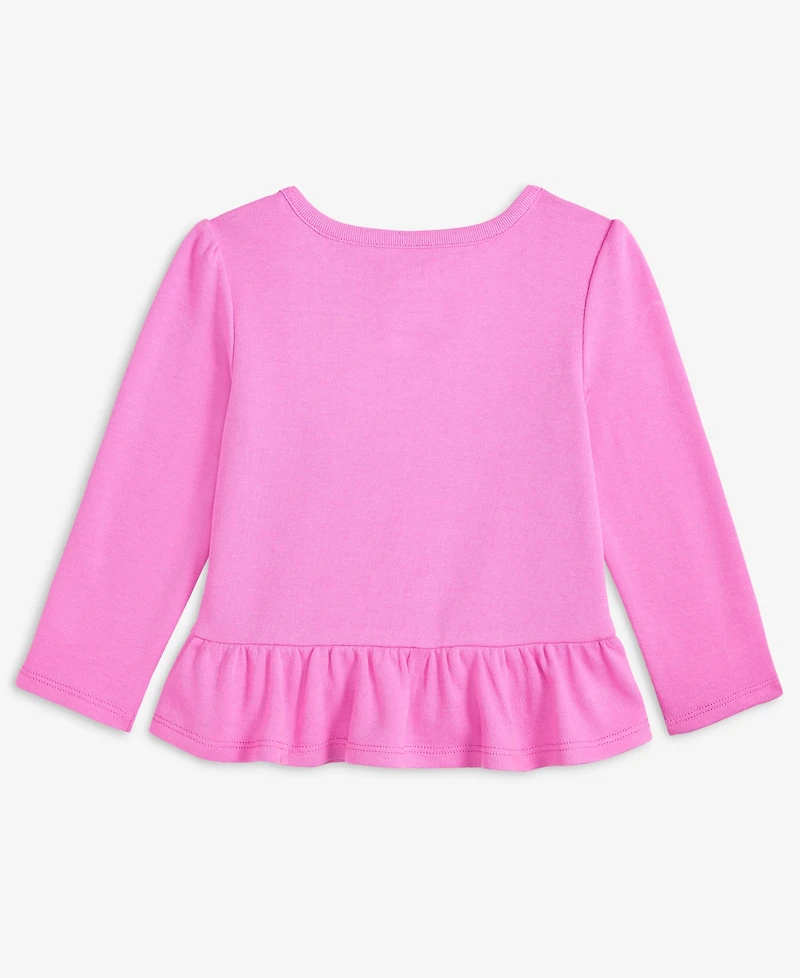 First Impressions Baby Girls' Long-Sleeve Rainbow T-Shirt, Macy's Exclusive