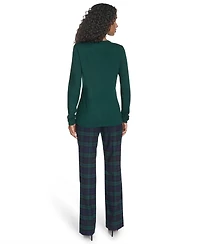 Tommy Hilfiger Women's V-Neck Cable Sweater