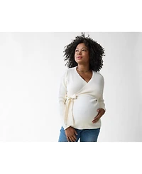 Ingrid + Isabel Maternity Side Tie Nursing Sweater