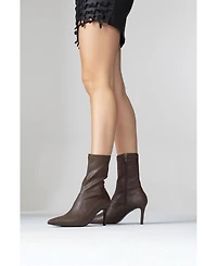 Prologue Shoes Thalin Zip Stiletto Boot (Women