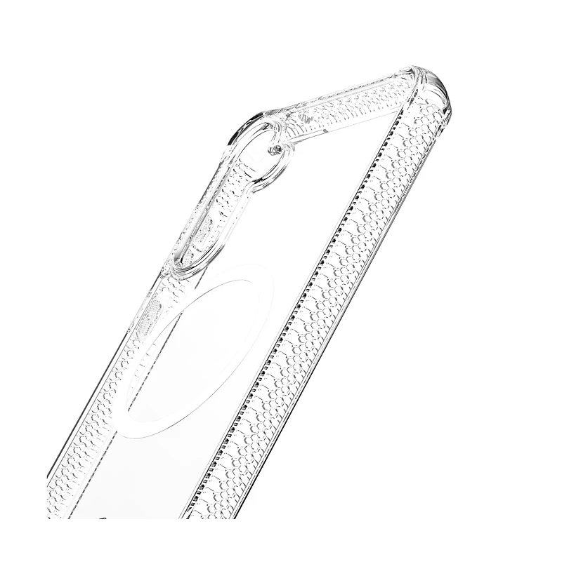 ITSkins Hybrid_R Clear MagSafe Case for Samsung Galaxy S23 Fe