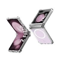ITSkins Hybrid_R Clear Hinge MagSafe Case for Samsung Galaxy Z Flip5