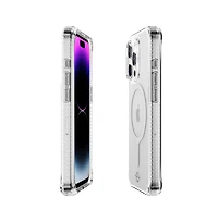 ITSkins Hybrid_R Clear MagSafe Case for Apple iPhone 15 Pro