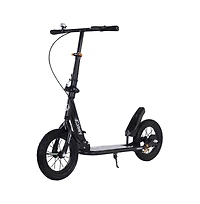 Artudatech Foldable Kids Scooter with 12 Inch Shock-Absorbing Tires, Adjustable Height & Dual Brakes for Ages 7-12
