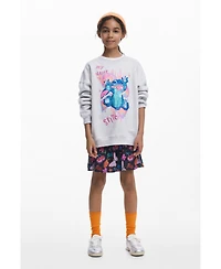 Desigual Girls's Stitch glitter sweatshirt