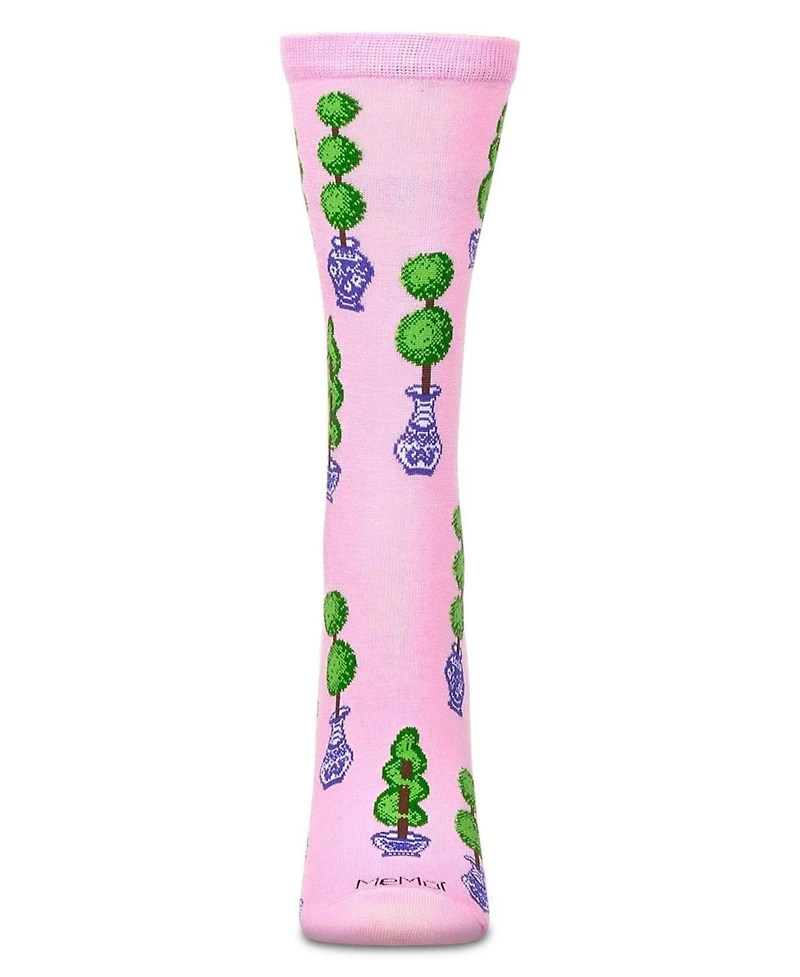 MeMoi Women's Ginger Jars Rayon From Crew Socks