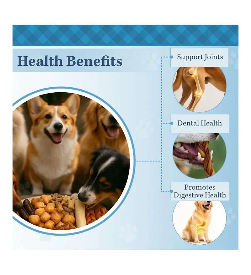 Country Living Bark-Uterie Board – Charcuterie-Inspired Natural Dog Treats Variety