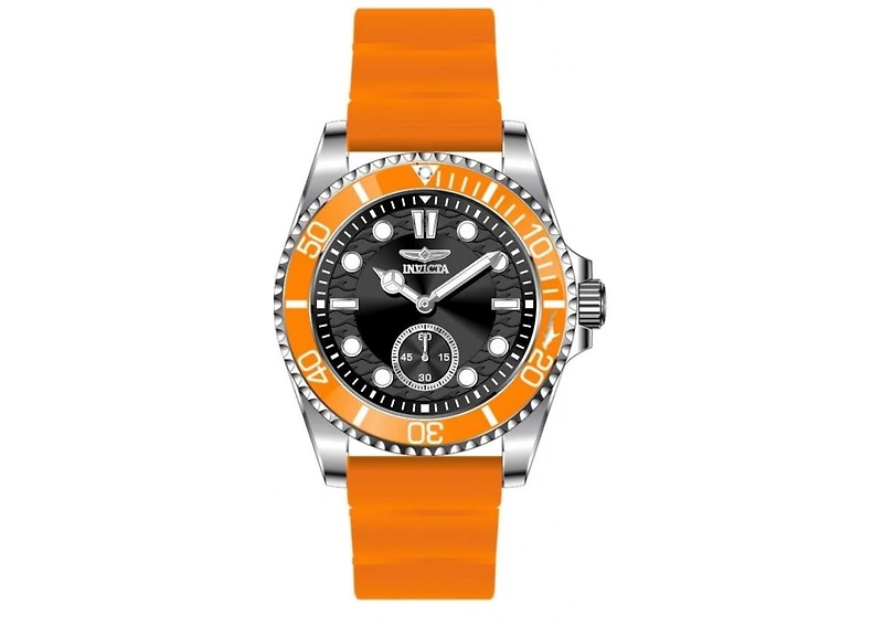 Invicta Men's 49337 Pro Diver Quartz 2 Hand Black Dial Watch
