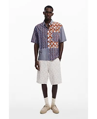 Desigual Men's Short-sleeve shirt with suns