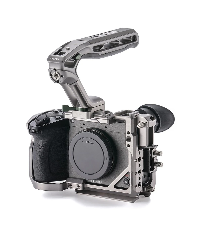 Tilta Full Camera Cage Base Kit for Sony FX2, Titanium Gray