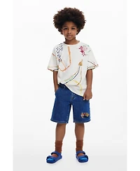 Desigual Boys's Short sleeve brushstroke T-shirt