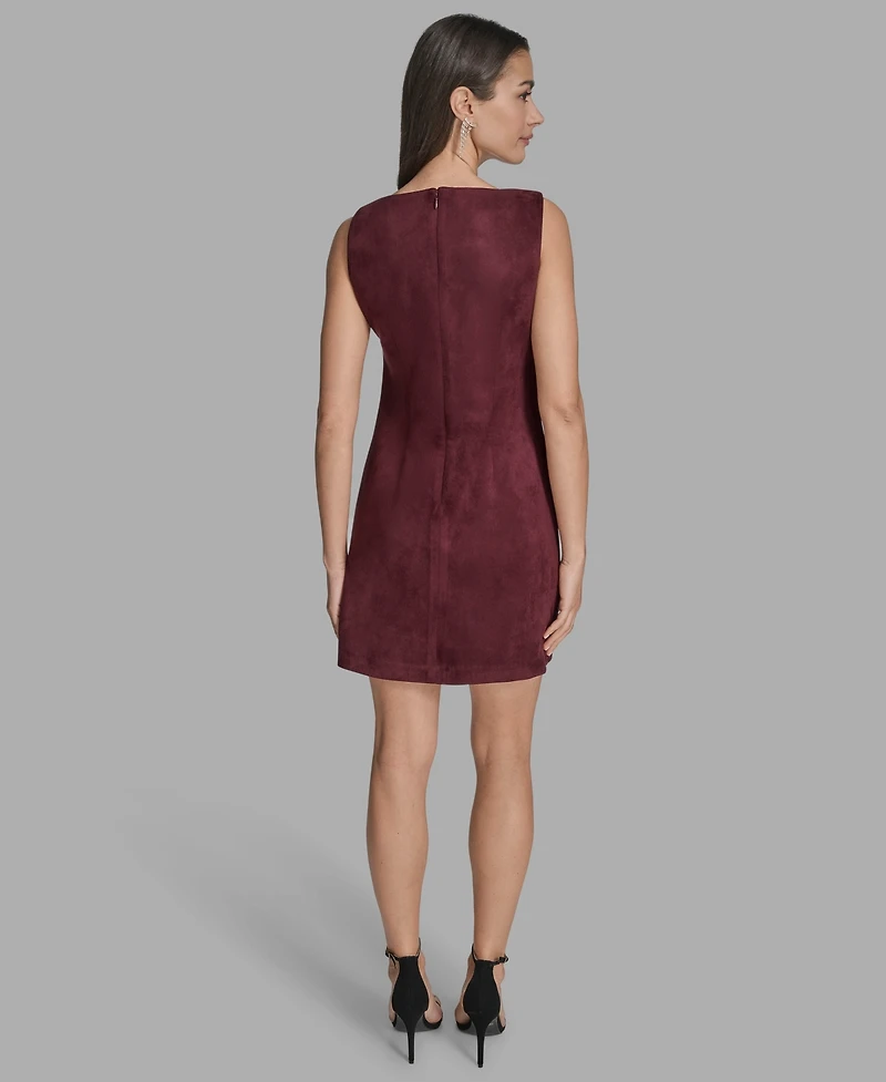 Bcbg Women's Sleeveless Boat Neck Dress