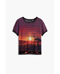 Desigual Women's Sunset knit T-shirt