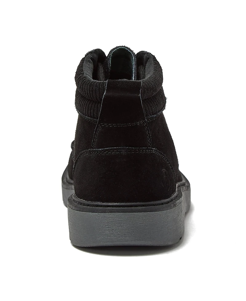 Lands' End Men's Moc Toe Flannel Lined Lace Up Boots