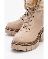 Prologue Shoes Faith Fur Chunky Boot (Women)