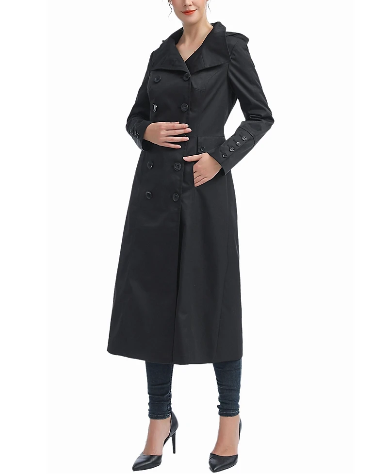 kimi + kai Women's Long Trench Coat