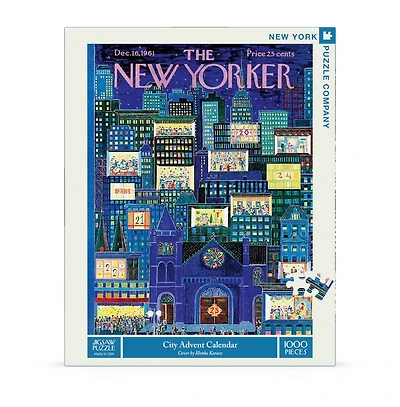 New York Puzzle Company City Advent Calendar 1000 Piece Puzzle