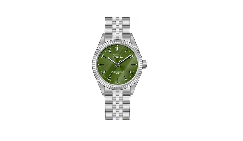 Invicta Men's 49313 Specialty Quartz 3 Hand Green Dial Watch